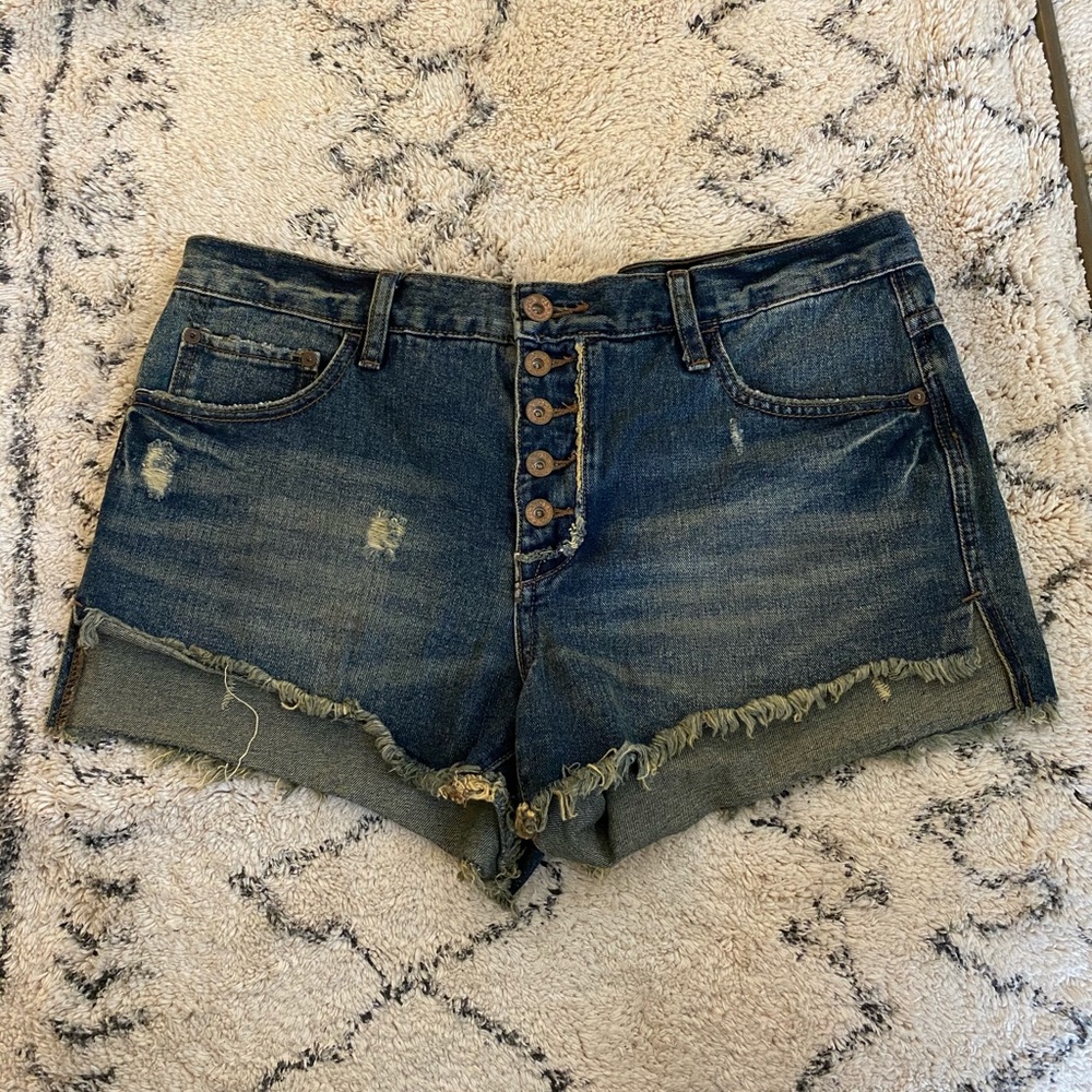Free People Denim Shorts